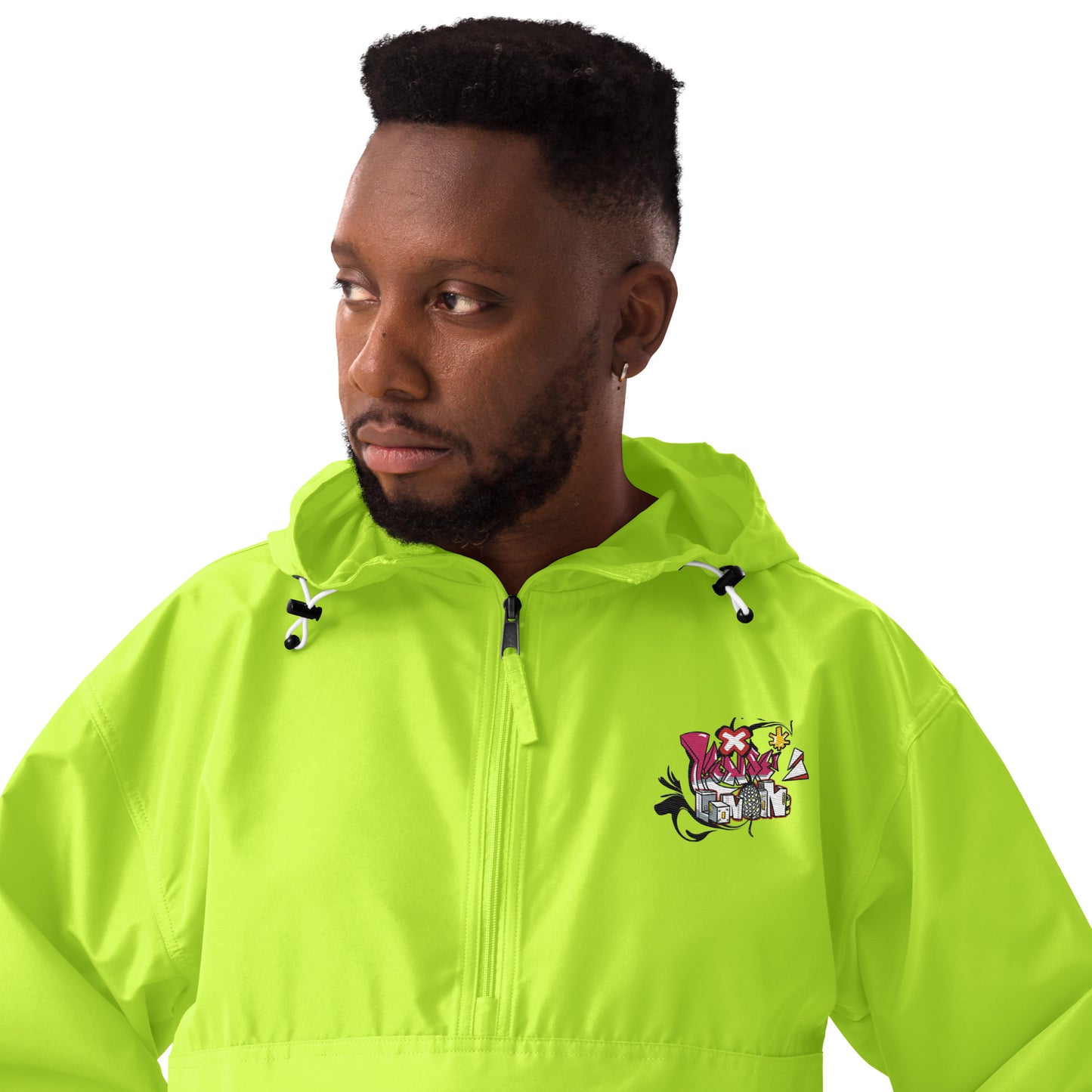 Kensei London x Champion Embroidered Packable Jacket